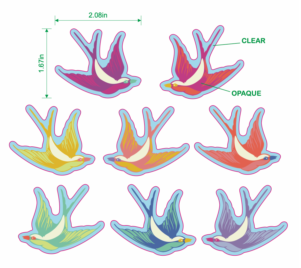 COMPLETE BUNDLE  - (Both Art Prints + Both Sticker Packs!)