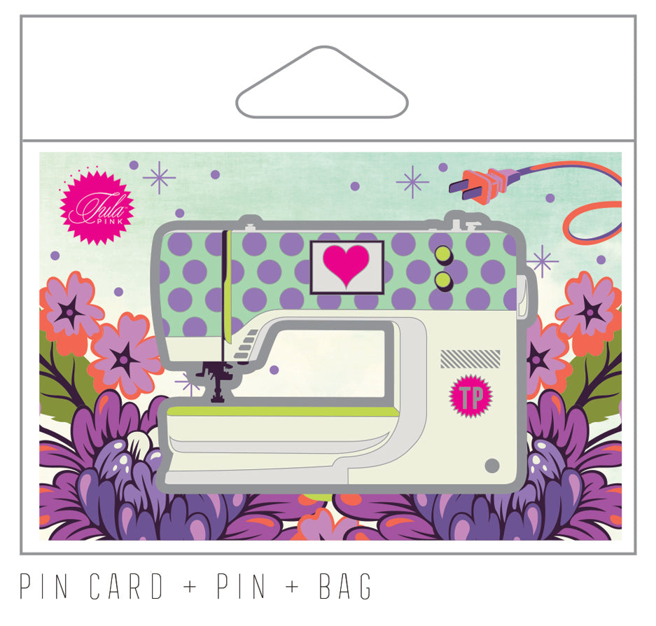 HOMEMADE Sewing Machine Enamel Pin (2020)