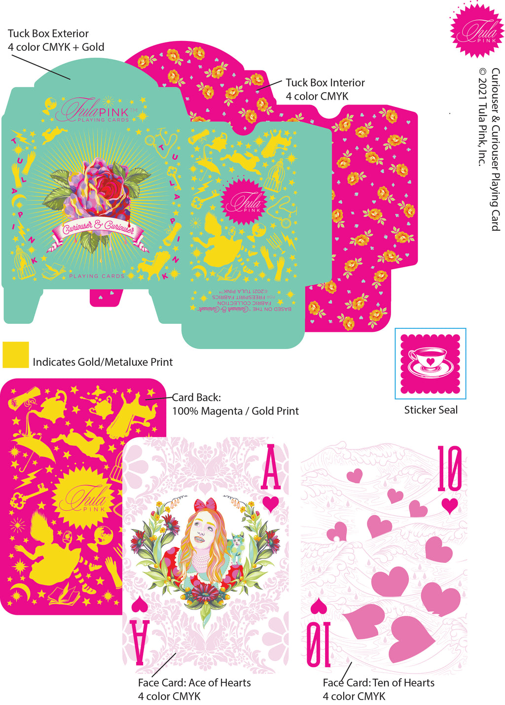 Curiouser & Curiouser Deck of Playing Cards (2021)