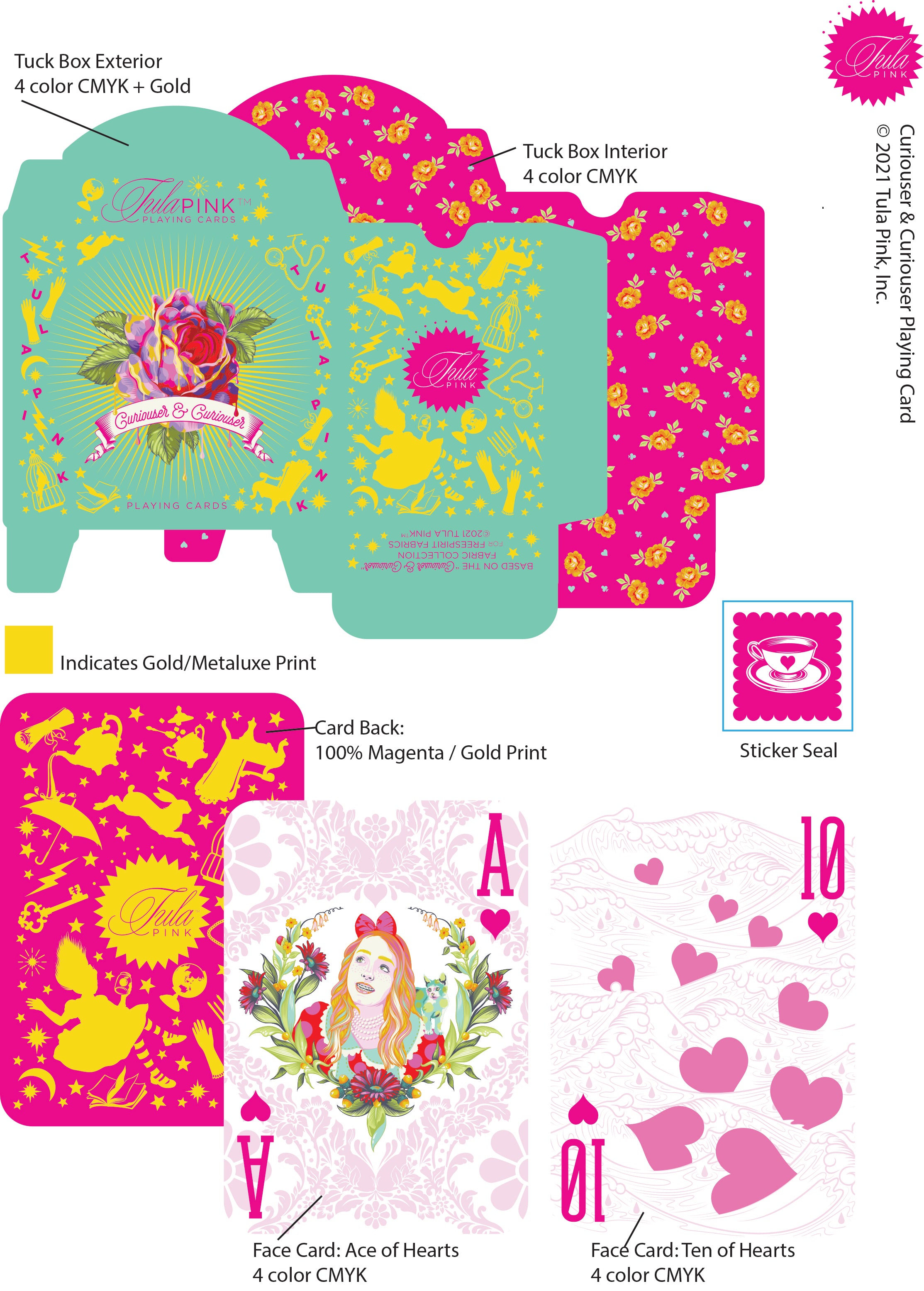 Curiouser & Curiouser Deck of Playing Cards (2021)